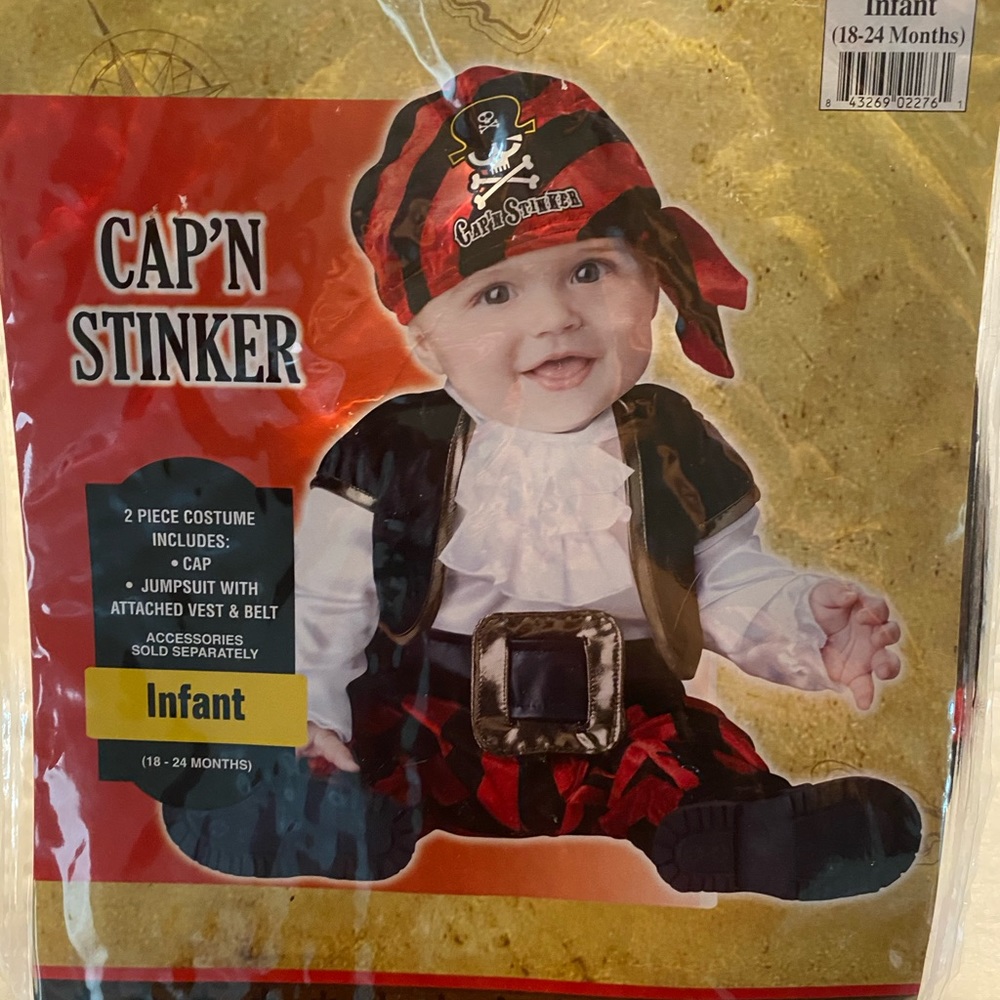 Baby pirate costume